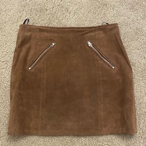 BlankNYC suede mini skirt